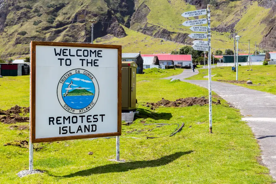 Tristan da Cunha Sign